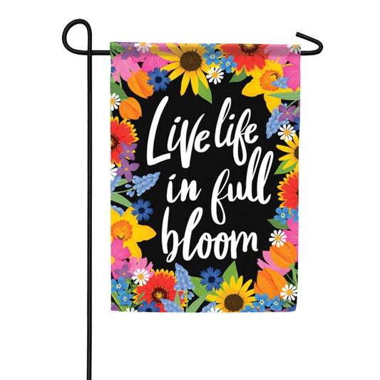 Carson Full Bloom Garden Flag