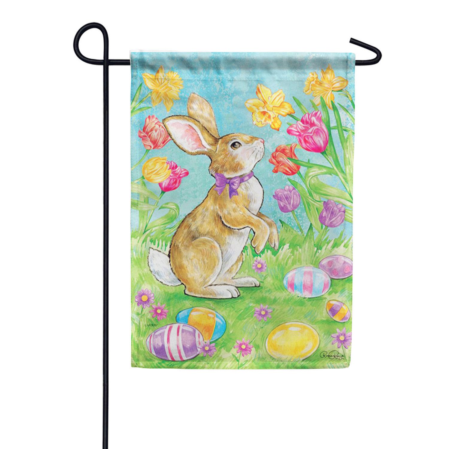Carson Stop & Smell The Flowers Garden Flag