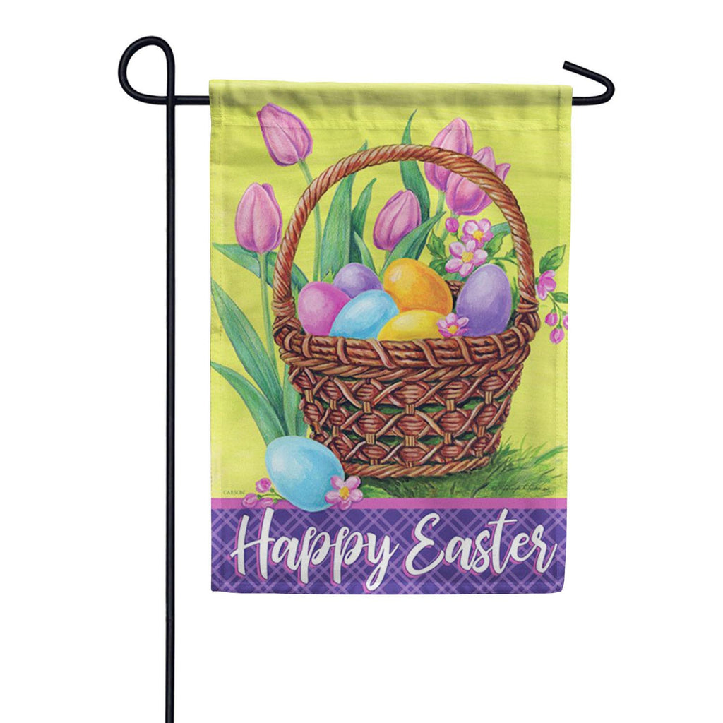 Carson Easter Basket Garden Flag
