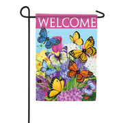 Carson Bright Butterfly Garden Garden Flag