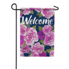 Carson Purple Roses Garden Flag
