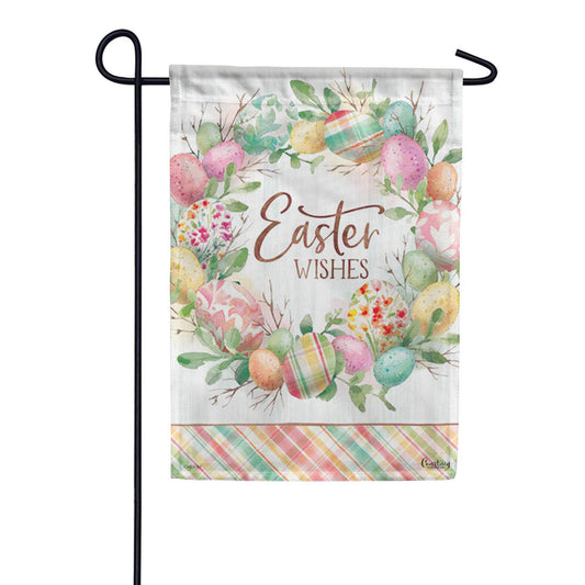 Carson Easter Wishes Garden Flag