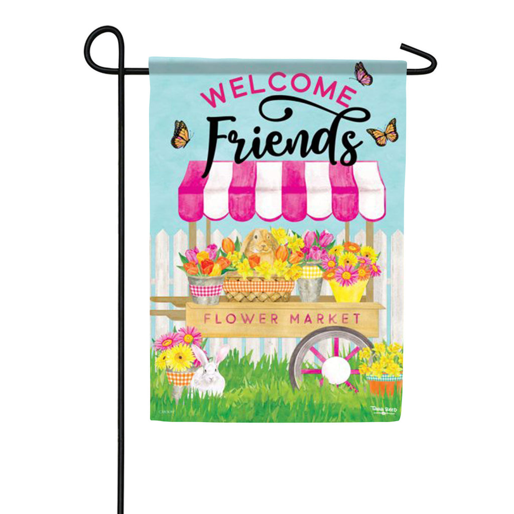 Carson Flower Market Garden Flag