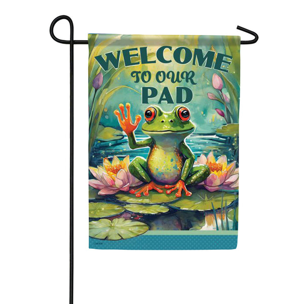 Carson Welcome To Our Pad Garden Flag