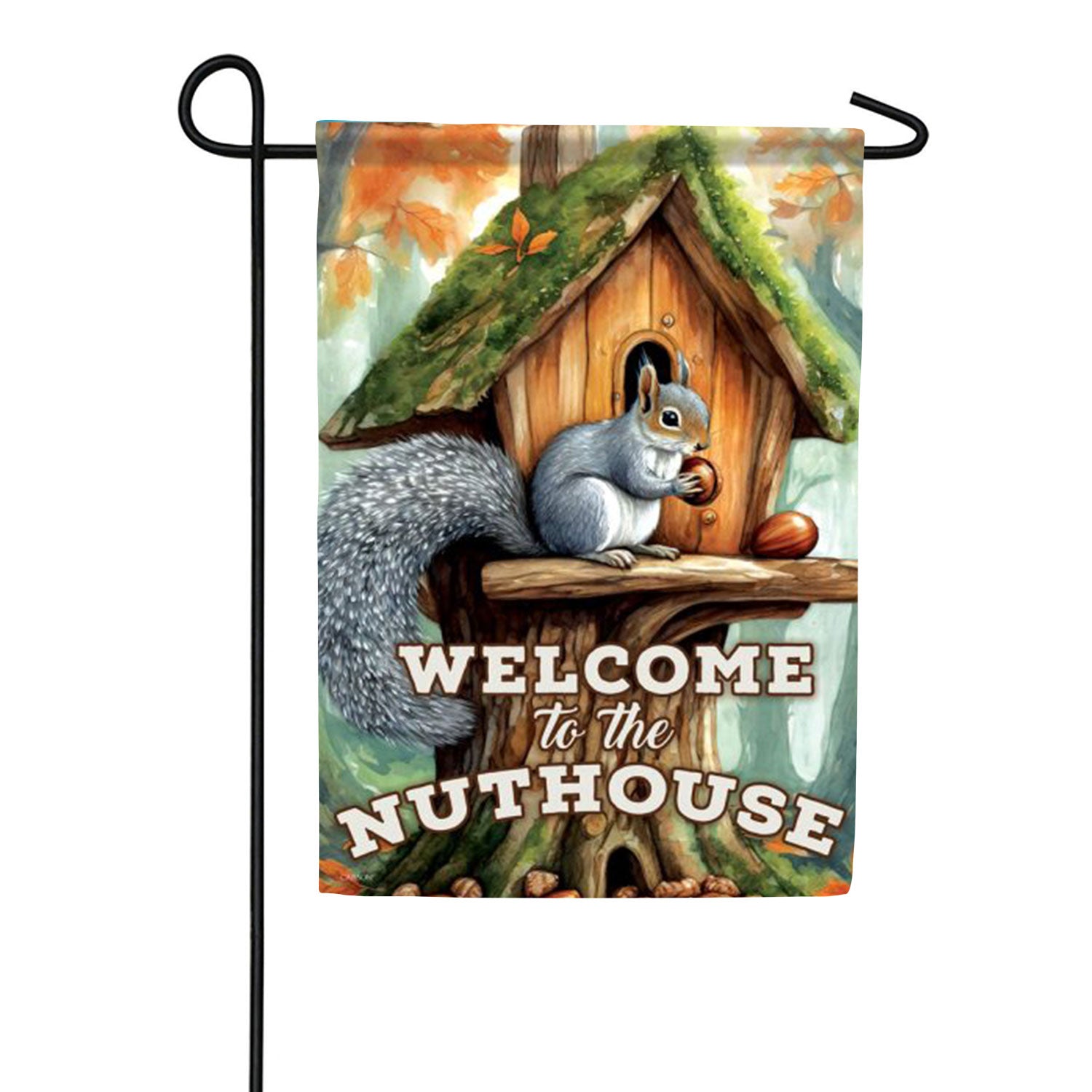 Carson The Nuthouse Garden Flag