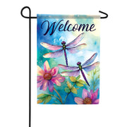 Carson Dragonfly Splash Garden Flag