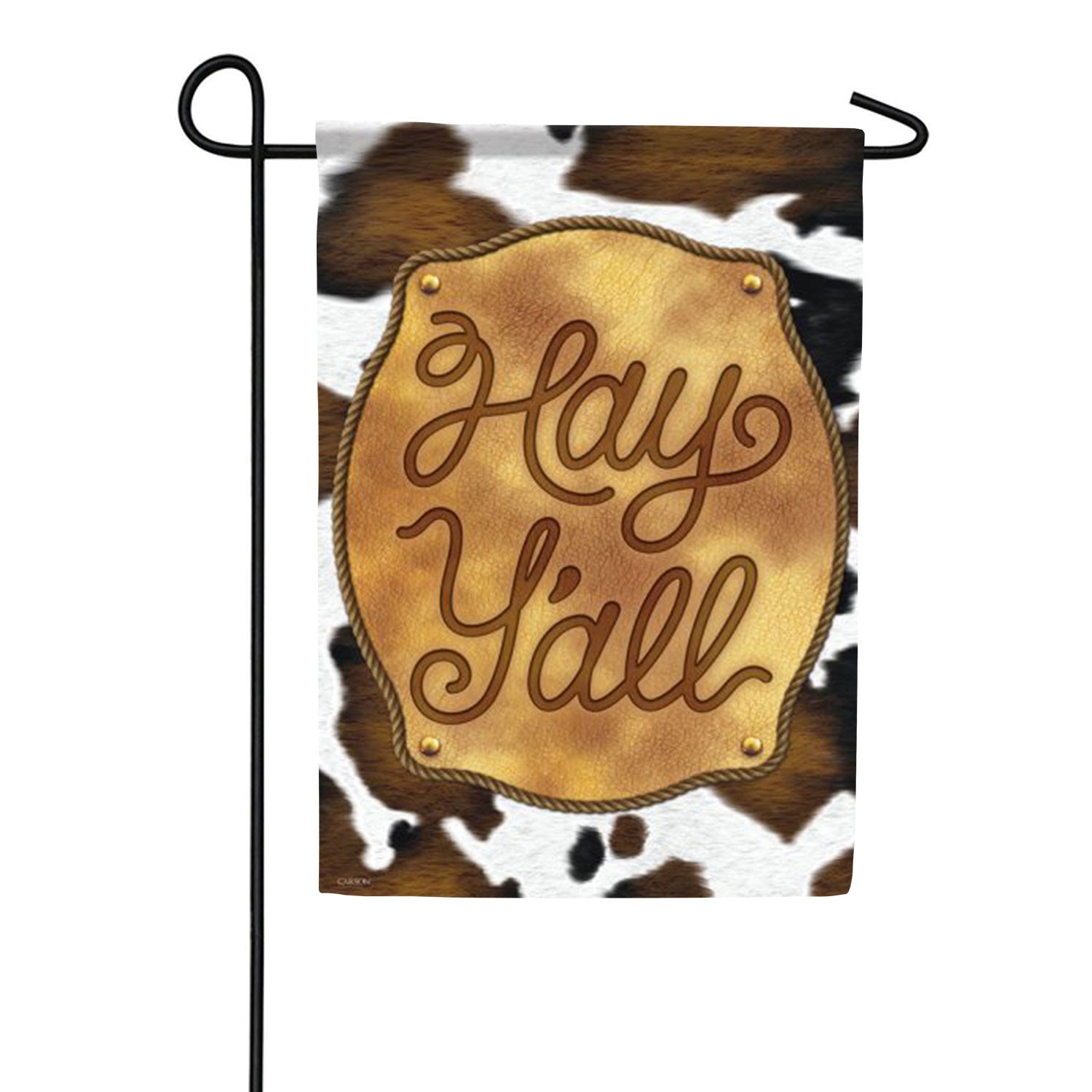 Carson Hay Y'all Garden Flag