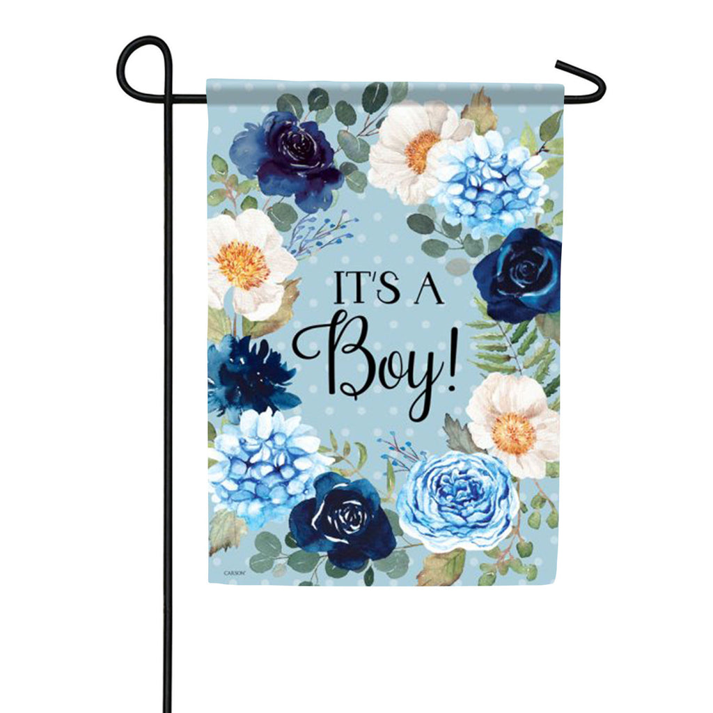Carson It's A Boy! Garden Flag