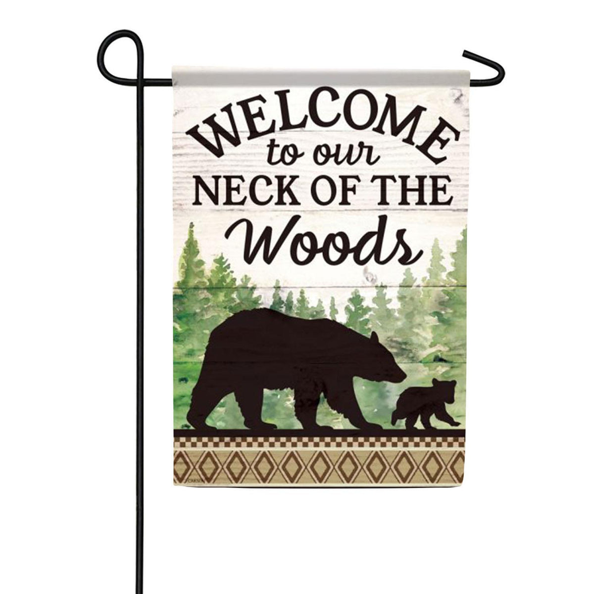Carson Neck Of The Woods Garden Flag