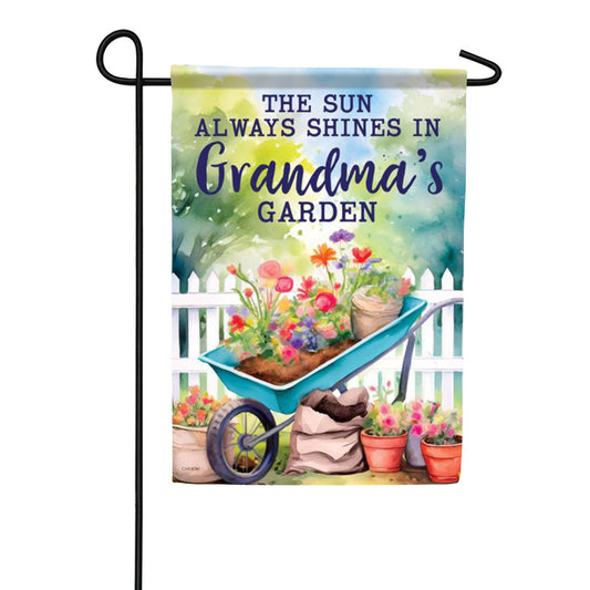 Carson Grandma's Garden Garden Flag