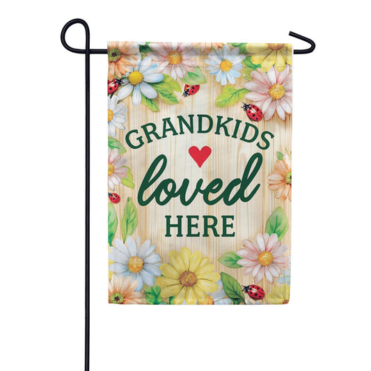 Carson Grandkids Garden Flag