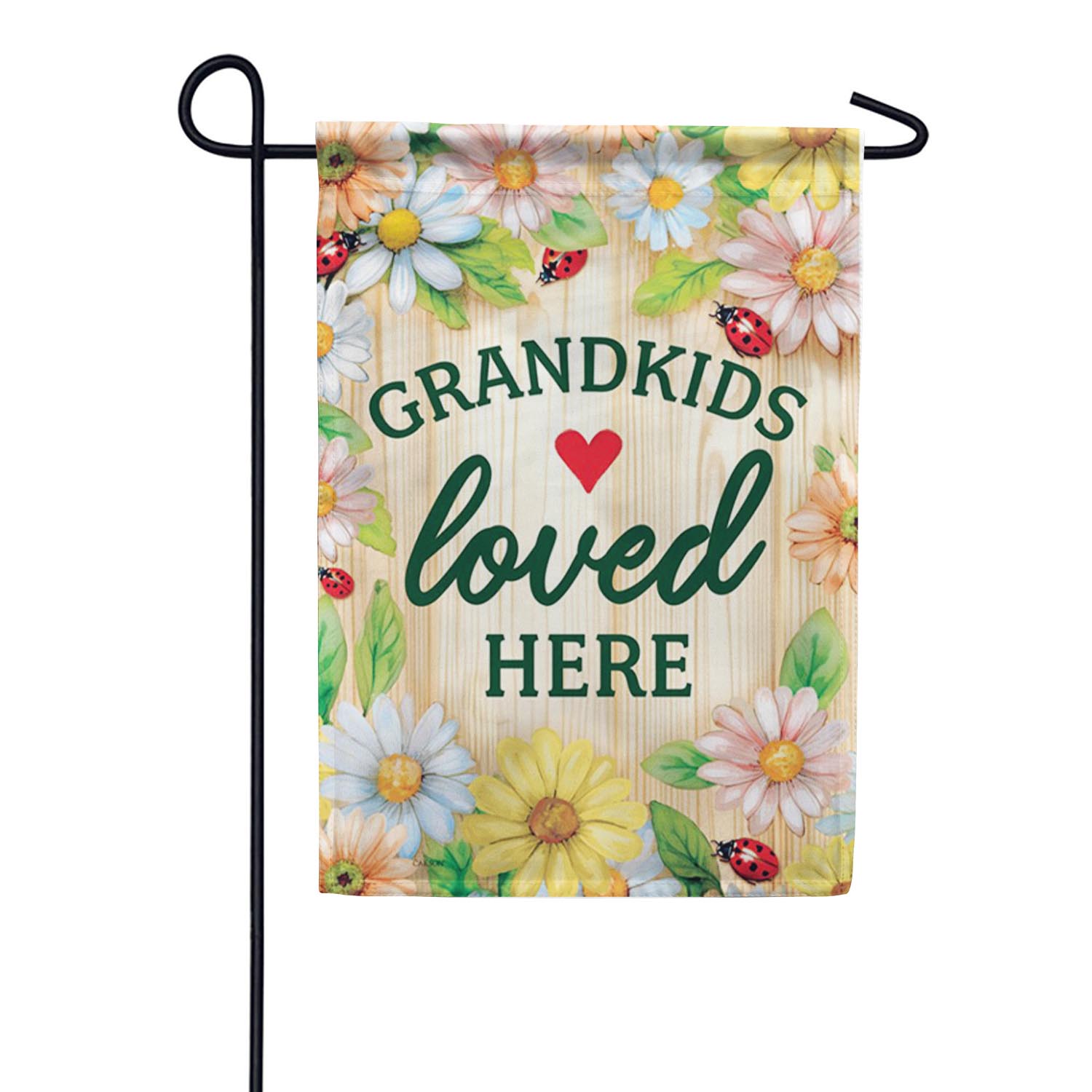 Carson Grandkids Garden Flag