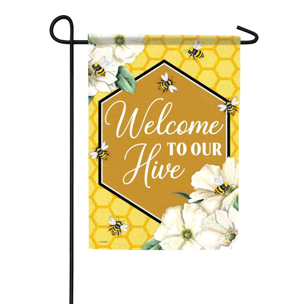 Carson Our Hive Garden Flag
