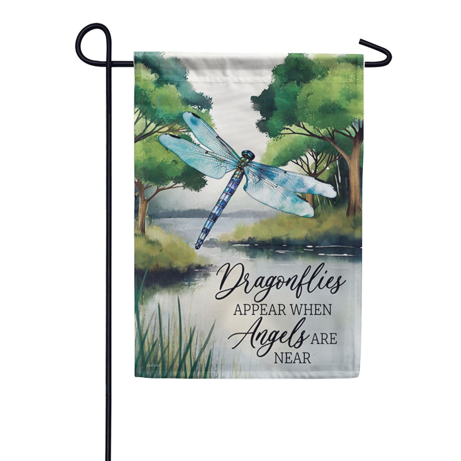 Carson Dragonflies Appear Garden Flag
