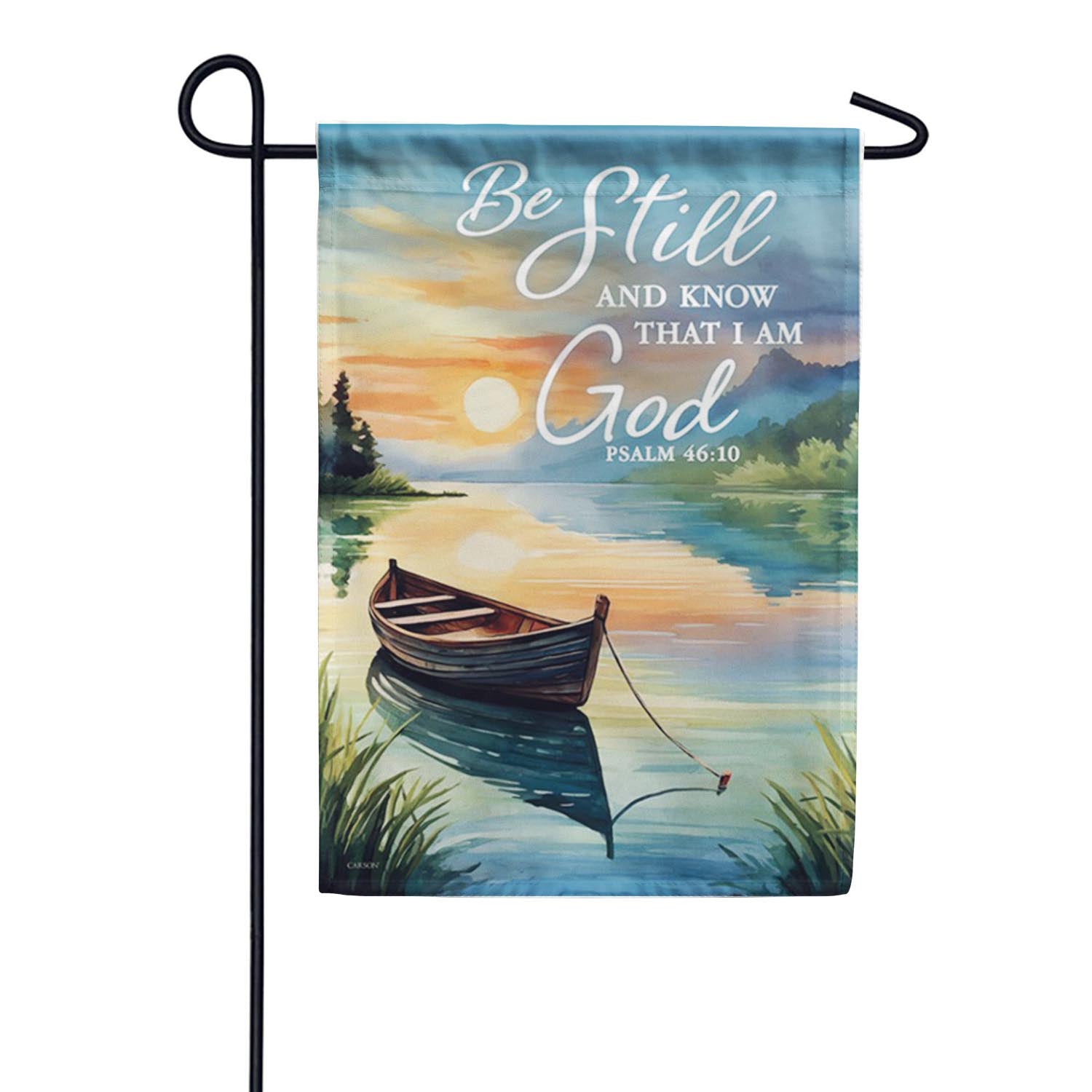 Carson Be Still Garden Flag