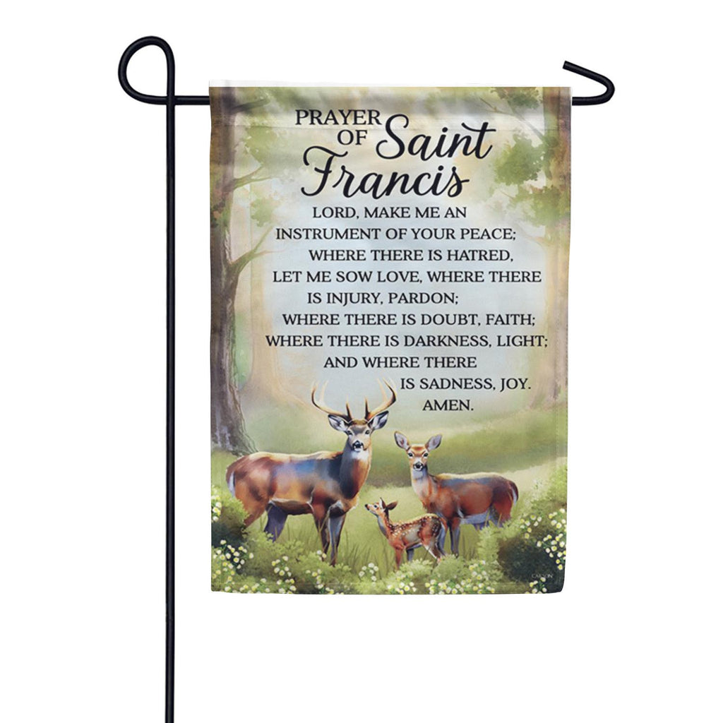Carson St. Francis Prayer Garden Flag