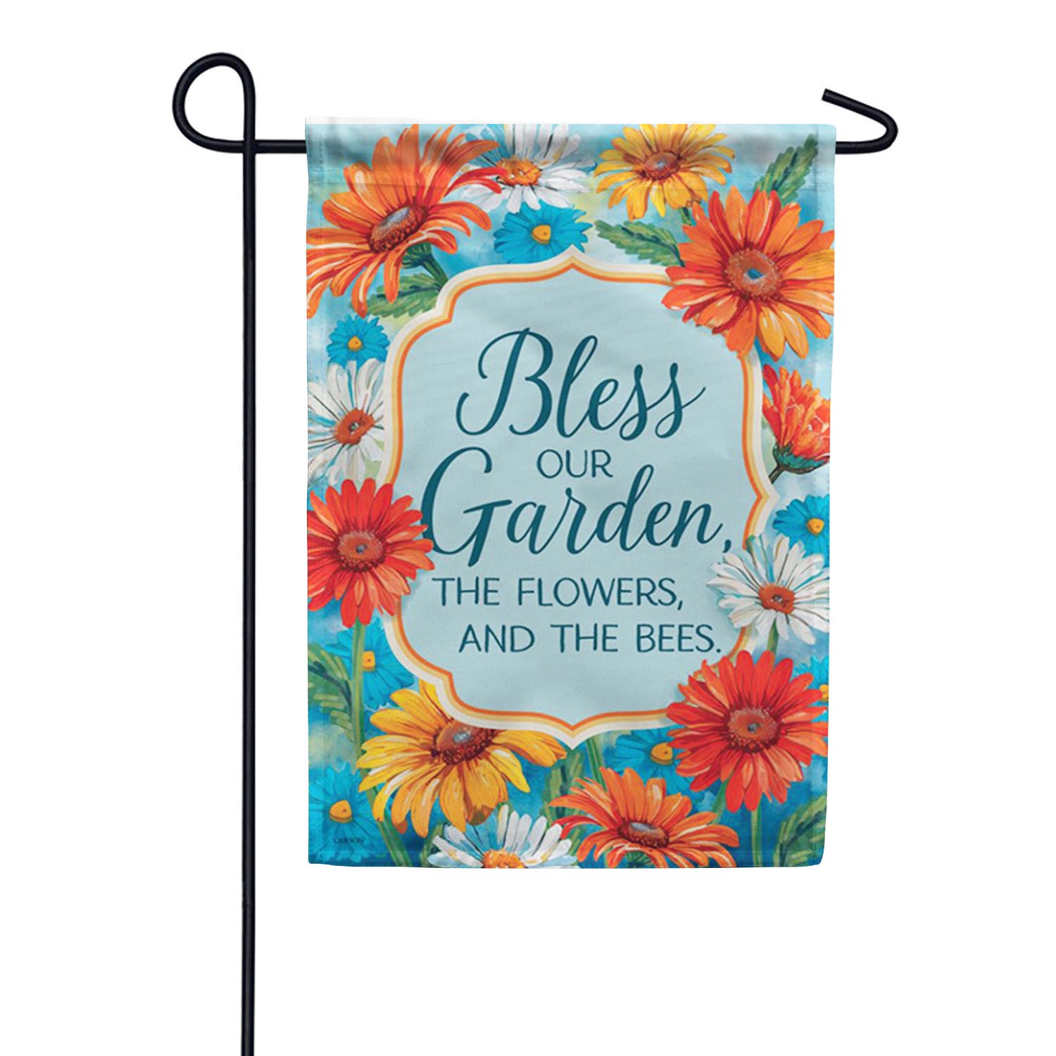 Carson Bless Our Garden Garden Flag