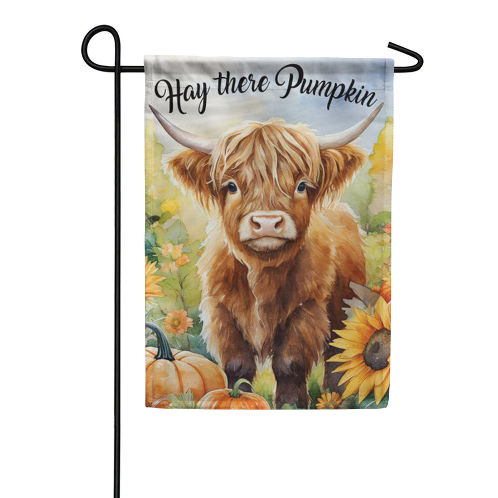 Carson Hey There Pumpkin Garden Flag