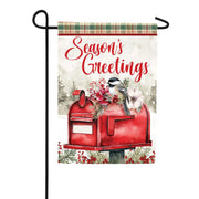 Carson Chickadee Mailbox Garden Flag