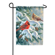 Carson Cardinals Snow Mates Garden Flag