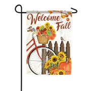 Carson Chickadee Bike Garden Flag