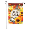 Gingham Wreath Double Sided Garden Flag