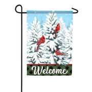 Carson Winter Cardinals Garden Flag