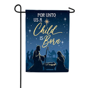 Carson Child Is Born Garden Flag