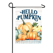 Carson Hello Pumpkin Garden Flag