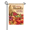 Thanksgiving Double Sided Garden Flag 12.5x18