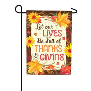Carson Thanks & Givings Garden Flag