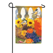 Carson Fall Chickadees Garden Flag