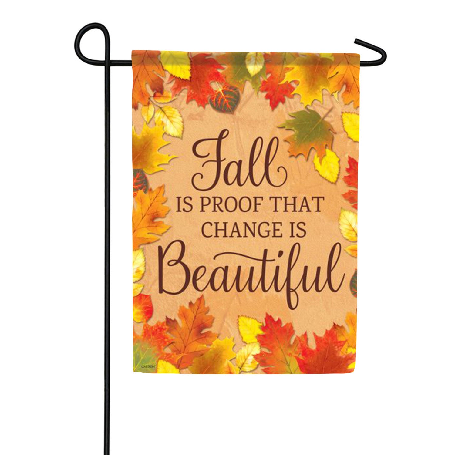 Change is Beautiful Double Sided Garden Flag