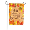 Change is Beautiful Double Sided Garden Flag