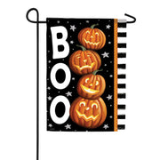 Carson Boo Pumpkins Garden Flag