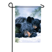 Carson Winter Nap Garden Flag