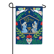 Carson Rejoice Nativity Garden Flag