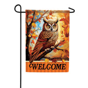Carson Fall Owl Garden Flag