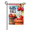 Hello Fall Apple Harvest Garden Flag