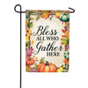 Bless All Who Gather Here Garden Flag