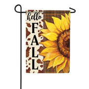 Carson Cow Sunflower Garden Flag