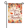In Everything Give Thanks Garden Flag