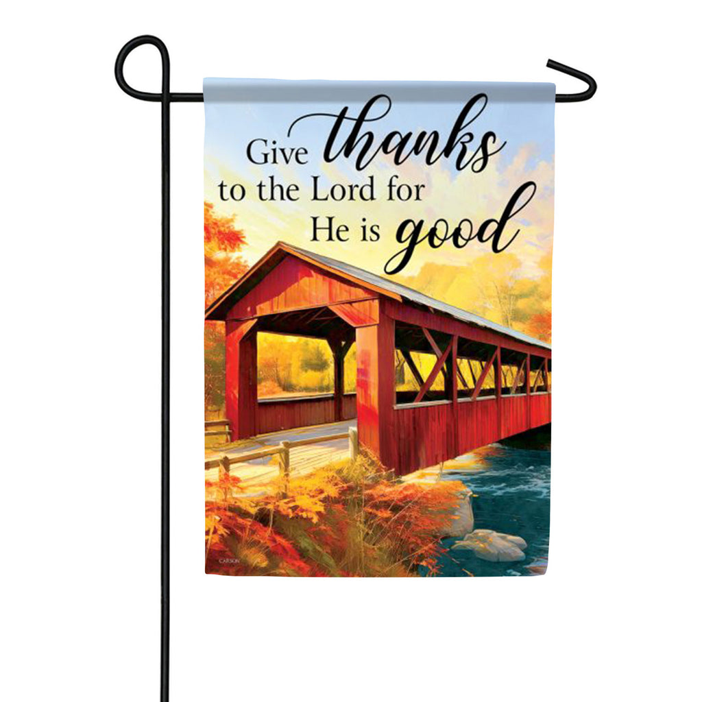 Give Thanks to the Lord Garden Flag