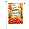 Fall For Jesus Garden Flag