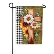 Carson Fall Cross Garden Flag