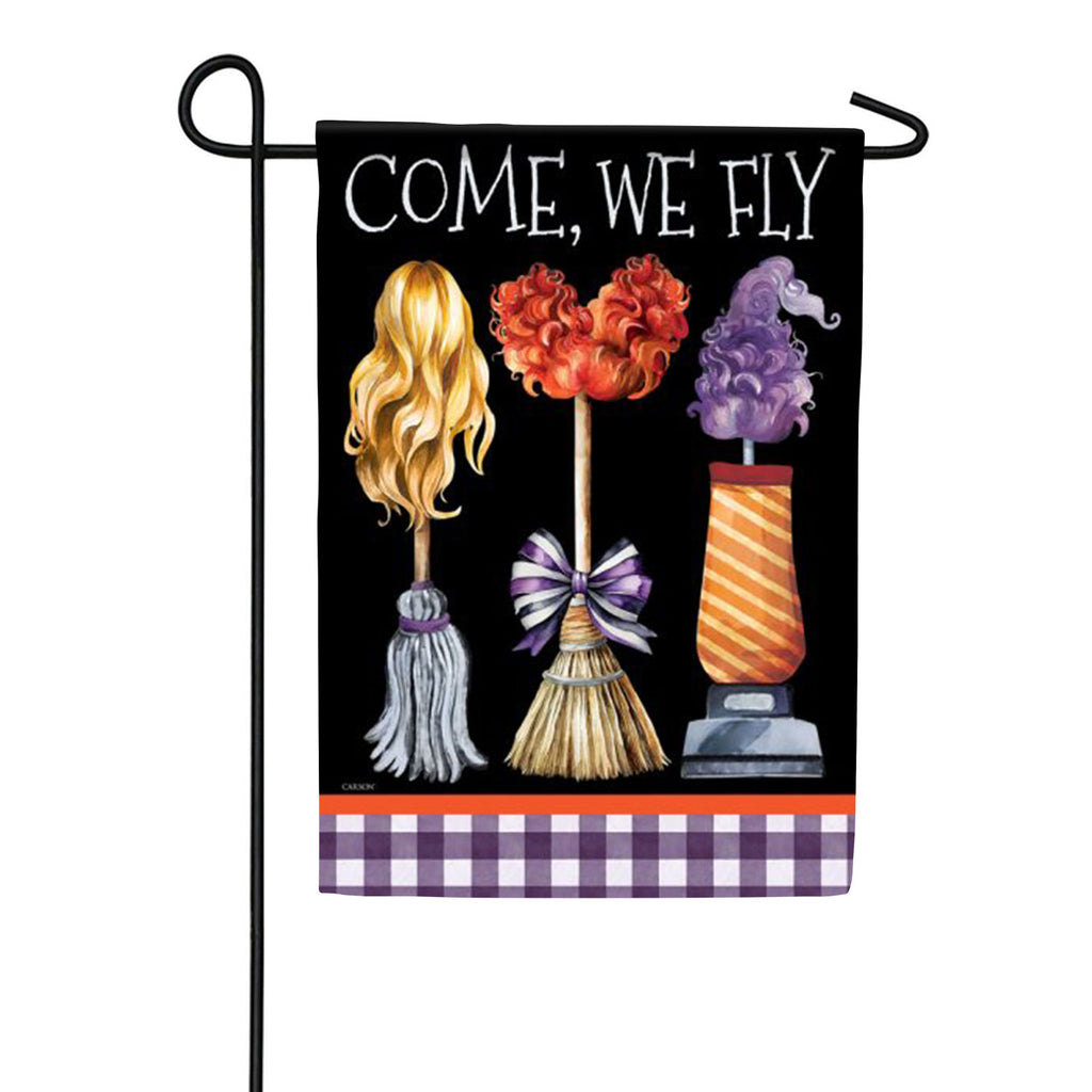 Come We Fly Garden Flag