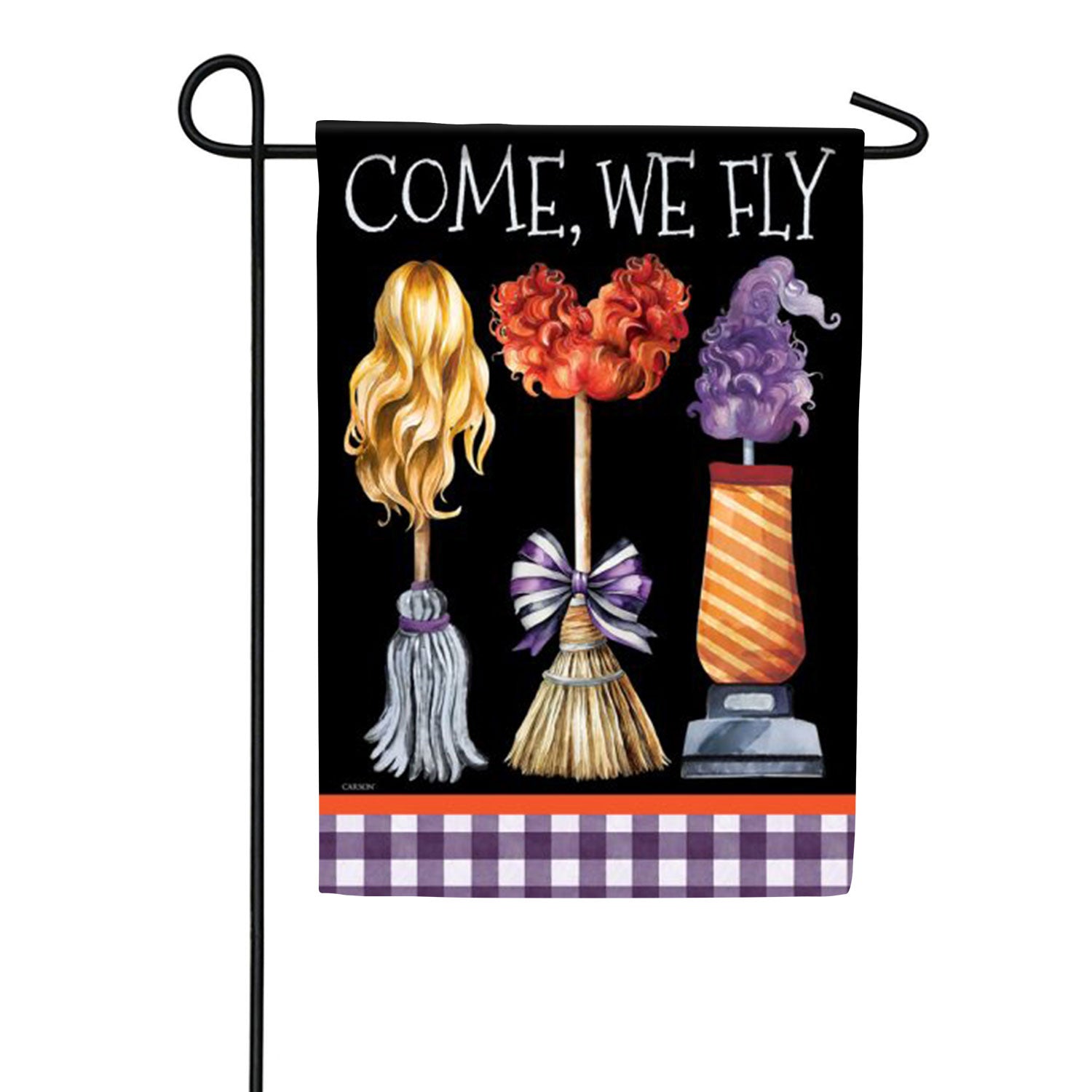 Come We Fly Garden Flag