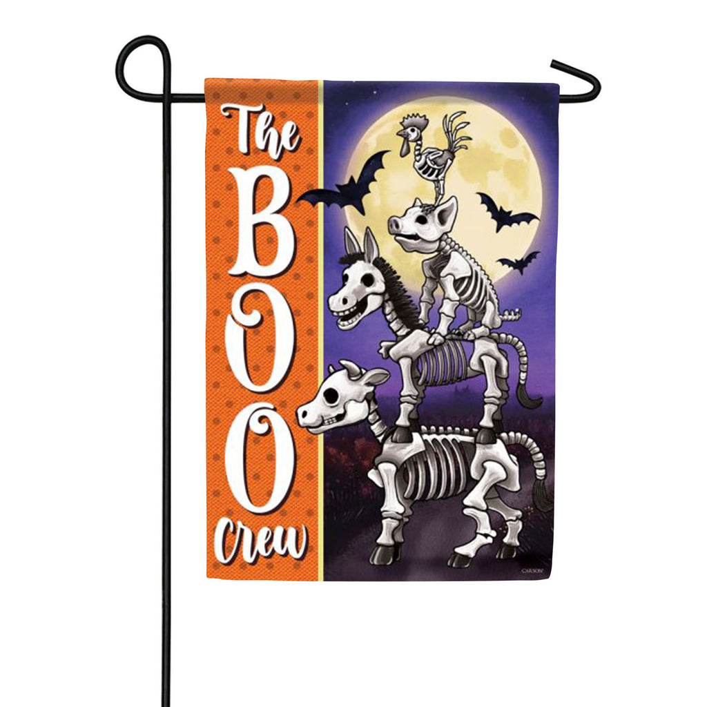 The Boo Crew Garden Flag