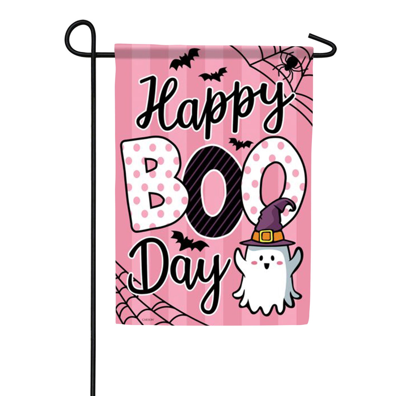 Happy Boo Day Garden Flag
