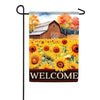 Sunflower Field Welcome Garden Flag